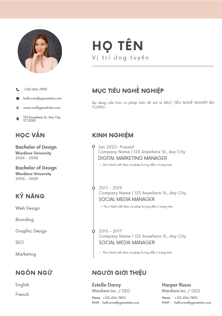 Template CV
